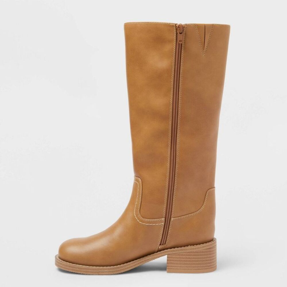 Women’s Mai Boots with Memory Foam Insole – Universal Thread Tan 10 - Picture 2 of 3